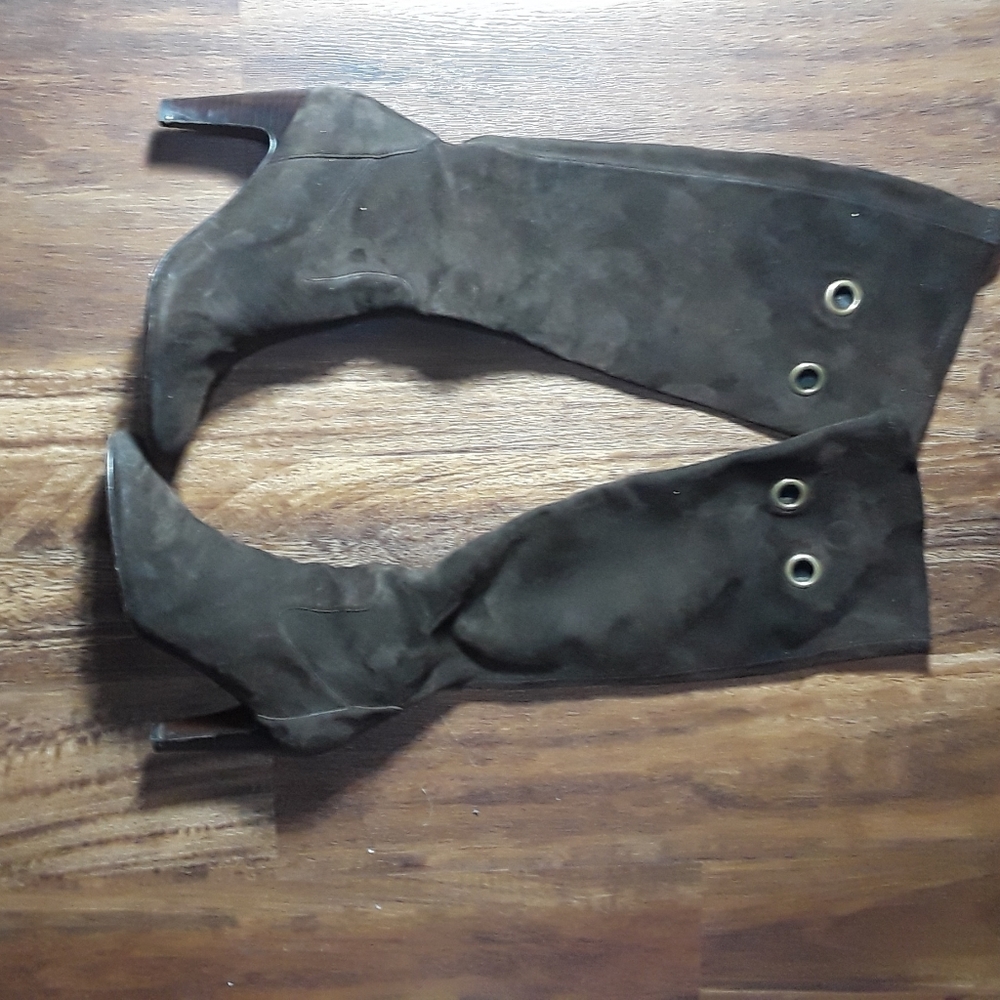Cole Haan microsuede boots